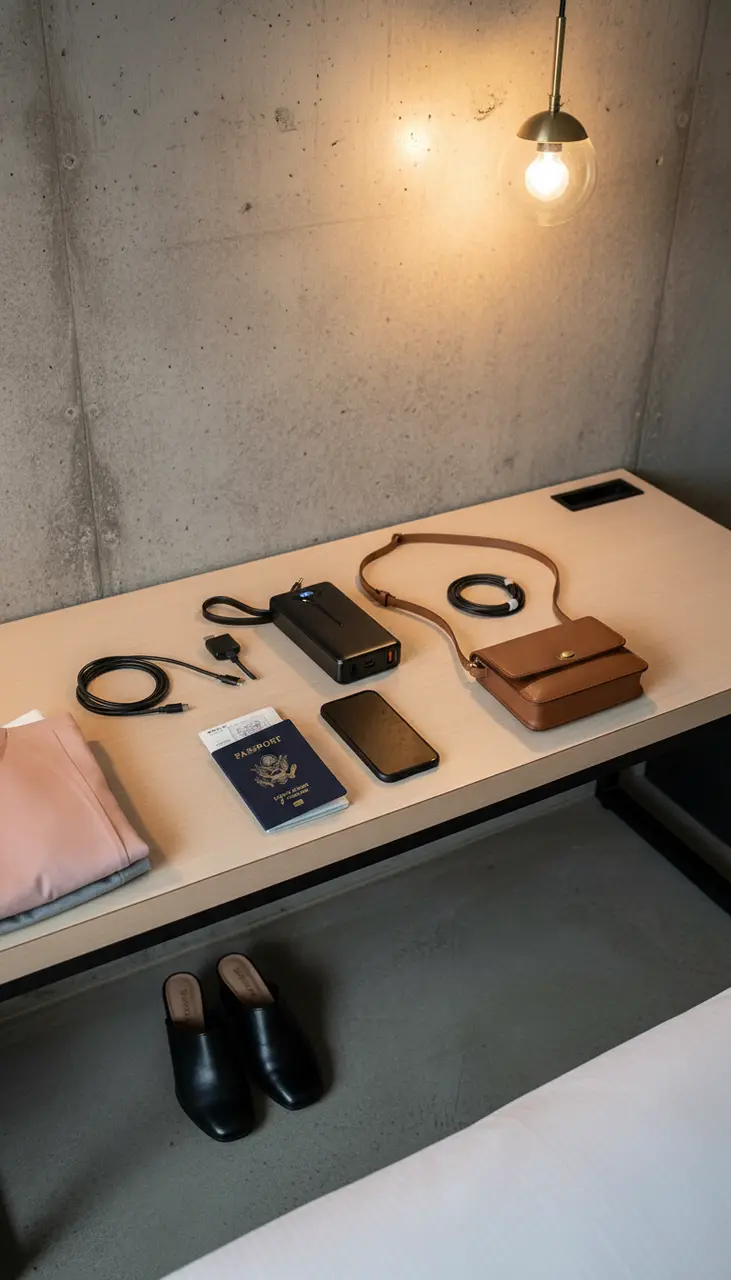 best noise cancelling earbuds for long flights — Emma travel tech setup