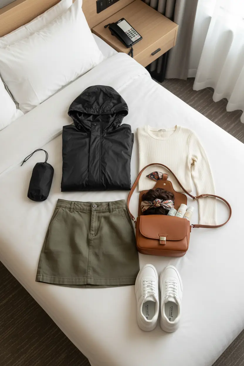 best compression socks for flying economy — Emma travel outfit detail