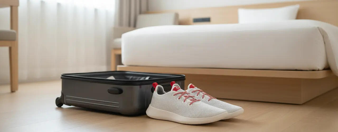 which on shoe is best for walking — Emma travel shoes in use