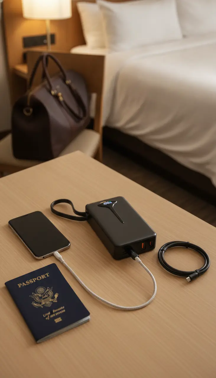 best buy epicka universal travel adapter — Emma travel tech setup